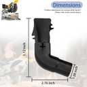 For Miter Saw Dust Collector, Dust Collection Fitting Compatible with Dewalt DW708. An Essential Workshop Accessory for Creating A Cleaner Environment