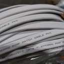 Smolink Ethernet Cable 25 FT, Cat 8 Ethernet Cable 2000Mhz 40Gbps, Internet Cable Professional Flat LAN Cable SFTP Patch Cord with Gold Plated RJ45 Connector for Router Modem, White