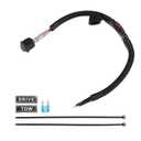 30cm Universal Automotive Switched Fuse Bypass Kit/Fuse Bypass Switch/Durable / 1 pcs Black