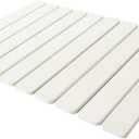 Foldable Stone Bath Mat for Bathroom, Quick Dry Bath Mats, Non-Slip Absorbent Diatomaceous Earth Mats(Color 7) (58.5*38.5*0.9cm)