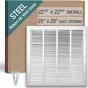 Hoovate Return Air Grille HVAC Vent Cover for 20 x 20 Inch Duct Opening