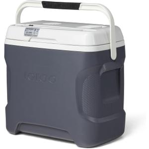 Igloo Iceless Thermoelectric Cooler, Portable Cooler Electric, Plug-in 12V Camping Fridge Cooler, Electric Ice Chest, Hielera Electrica