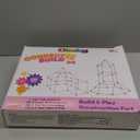 SpringFlower Fort Building Kit for Kids,STEM Construction Toys, Educational Gift for 4 5 6 7 8 9 10 11 12 Years Old Boys and Girls,Ultimate Creative Set for Indoor & Outdoors Activity,200 Pcs,Pink