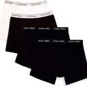 Calvin Klein Boys Underwear 4 Pack Boxer Brief Value Pack Black White Basics Medium