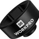 WORKPRO 36mm Oil Filter Socket Wrench, Oil Filter Removal Tool, Oil Filter Change Set, Ideal for Some Ford F250, BMW, Mini, Volvo, Audi, VW, Porsche Vehicles