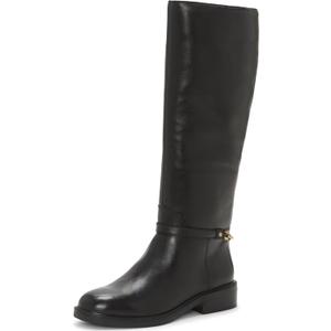 Vince Camuto Women's Adria Ankle Link Knee High Riding Boot, Black, 12