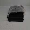 SNTD Dish Drying Rack for Kitchen Counter - Large Dish Rack with Drainboard, Rustproof Dish Drainer with Utensil Holder for Sink, Black