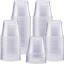 GUSTO 5.5 Oz. - 250 Count Clear Disposable Plastic Portion Cups (No Lids), Souffle Cups, Jello Shot Cups, and Sauce Cups For Portion Control, Salad Dressing and More- Formerly Comfy Package
