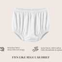 Adult Diaper Cover for Incontinence Noiseless Leak-Protection Underwear Plastic Pants Over Diapers Waterproof Rubber Pants(White, 2XL(Woman Size))