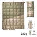 BISINNA Down Sleeping Bag for Adults 650FP Ultralught Wearable 3 Season Backpacking Sleeping Bags Muti-Use Outdoor Packable Sleeping Bag with Compression Sack for Hiking Travel