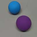 Physical Yoga Balls Massage Lacrosse Balls for Myofascial Release, Trigger Point Therapy, Muscle Soreness Deep Tissue Massage Physical Therapy Equipment(2 Pack, Blue and Purple)