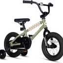 vollsch BMX Style 12 14 16 Inch Kids Bike Training Wheels 20'' Bicycle with Kickstand for 2-14 Years Old Toddlers Boys Girls Coaster Brake Multiple Colors