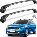 Wonderdriver 330lbs Lockable Roof Rack Cross Bars Compatible with KIA Sorento & Sorento Hybrid 2021-2026 with Flush Side Rails, Heavy Duty Aluminum Roof Rails Crossbars Rooftop Cargo Carrier Luggage
