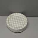48Pcs Gingham Party Supplies Sage Green Paper Plates 9 inches Disposable Plaid Decorative Dinner Dessert Serving Plates for Baby Shower Wedding Birthday Party