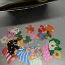 Qunclay Interchangeable Wooden Gnome Decor Holiday Seasonal Gnome Decorations with Magnet Pieces and Detachable Hats Changeable Welcome Sign for Home(Simple Style)