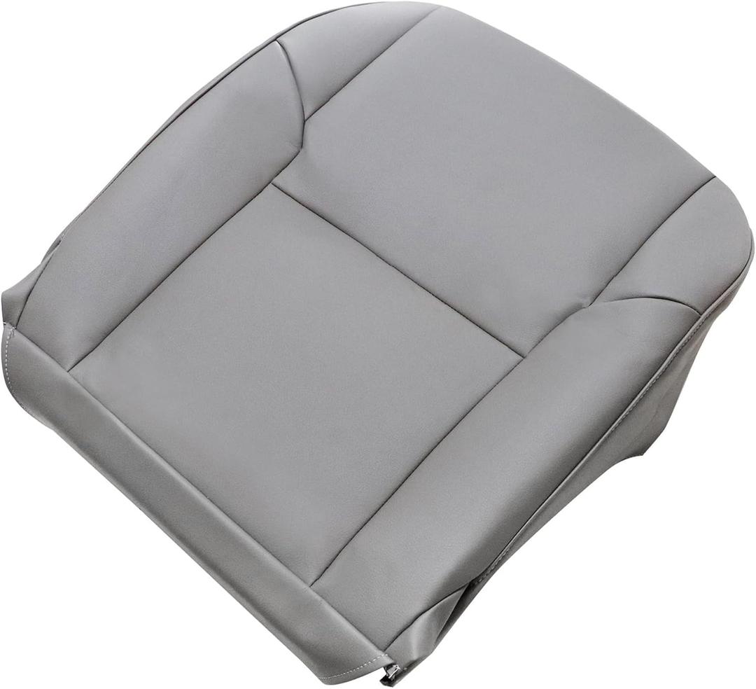 Front Left Driver Side Bottom Synthetic Microfiber Leather Medium Gray Seat Cover Compatible with Toyota 4Runner 2003 2004 2005 2006 2007 2008 2009