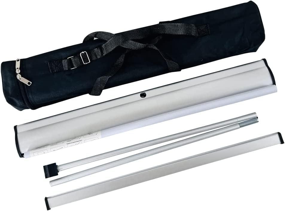Retractable Banner Stand, Advertising Display, Poster Board 81"x33" (No Graphics Banner)