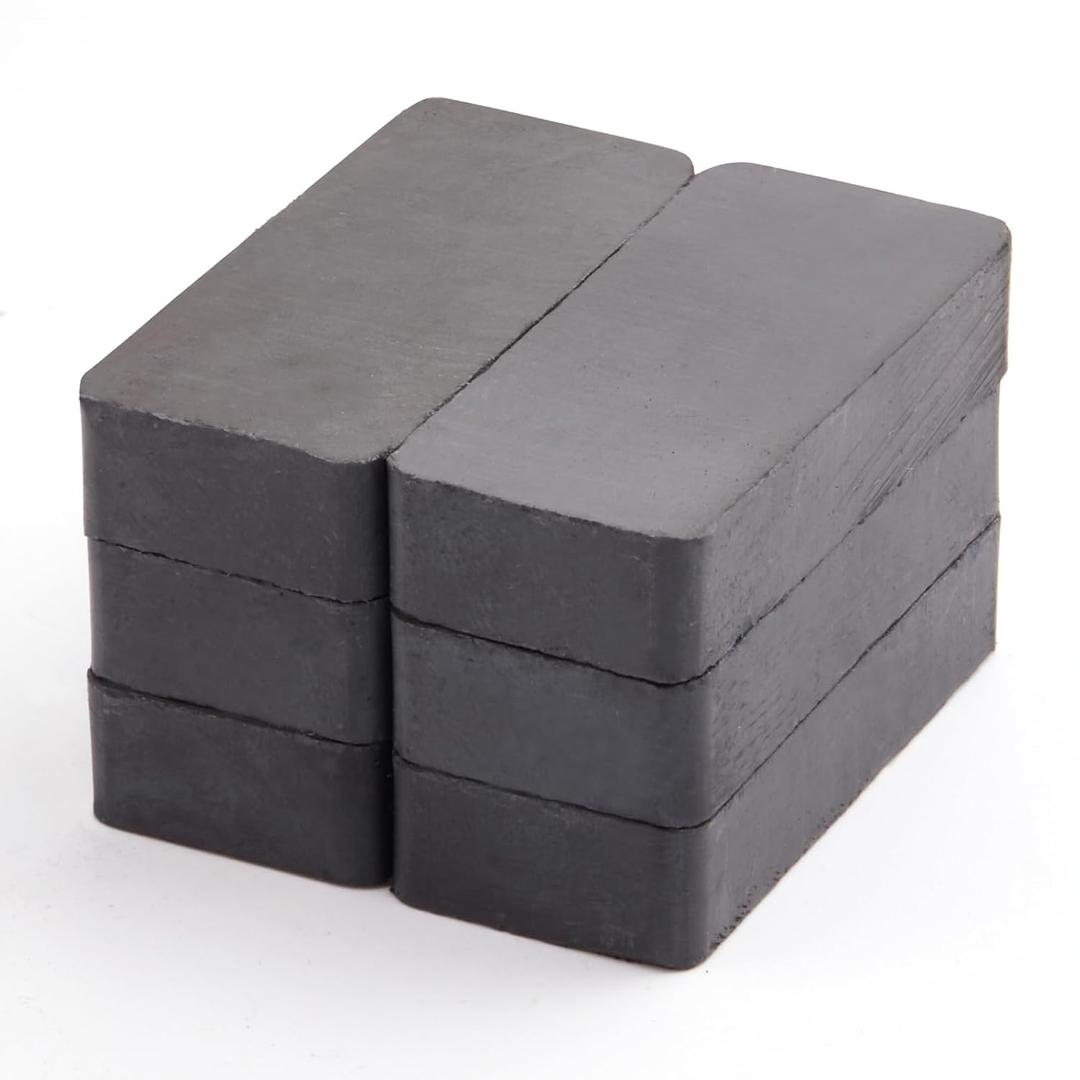 6PCS Rectangular MagnetsCeramic Industrial Magnets Hobby Craft Magnets-Magnet Disc for Refrigerator Button DIY Cup Magnet Craft Hobbies, Science Projects & School Crafts