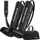 YINGGG Air Compression Leg Massager with Heat  Foot and Calf Massage Sleeve with 3 Heat&6 Intensities&6 Modes, Compression Boots for Circulation and Pain ReliefM