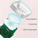Gel Lamp 3W LED Dryer Pen Light Quick Drying Handheld Light 180mAh Press Lamp (White)