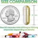 XPRS Nutra Gelatin Size 00 Separated Capsules - 1000 Count Gelatin Empty Capsules Separated in Bags - Separated Empty 00 Capsules - Pill Capsules DIY (Clear), Exp Date: 12/31/25