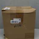 2 Pcs Universal Angled Speaker Enclosures Boxes Pods Surface Mount with Rubber Strip for Install 6.5 Inch Speakers or Smaller Custom Mount Door Kick Panel Rear Deck (White, Hole Cut)