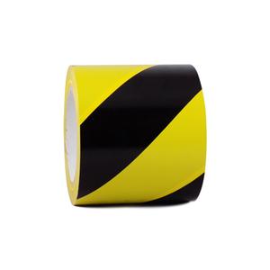 GGR Supplies SST-618C Black & Yellow Hazard Warning Safety Stripe Tape: 4" in. Wide x 18 yds.