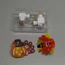 2 Pack Thanksgiving Turkey Night Light Plug into Wall Turkey Lamp Decor Gifts Soft LED Illumination for Home Hallway Stairway Kitchen Corridor Fall Thanksgiving Decoration