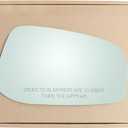 Mirror Glass fit for 2004 2005 2006 Volvo S60 S80 V70 Passenger Right Side RH Non Heated With Adhesives