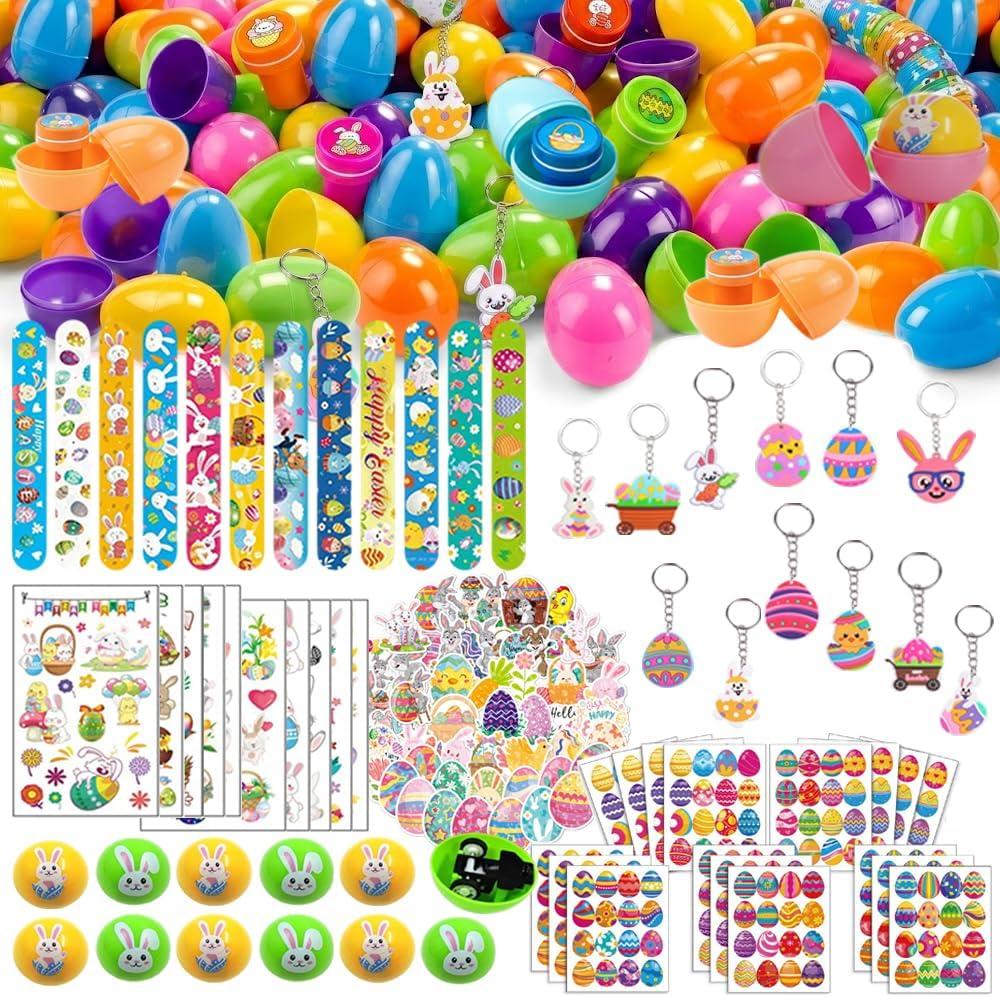 172 Pack Easter Egg Fillers,Easter Basket Stuffers for Kids Boys Girls, Easter Party Favors Assorted Toys for Easter Egg Hunt,Classroom Prize Supplies,Basket Stuffers Fillers for kids,Party Favors