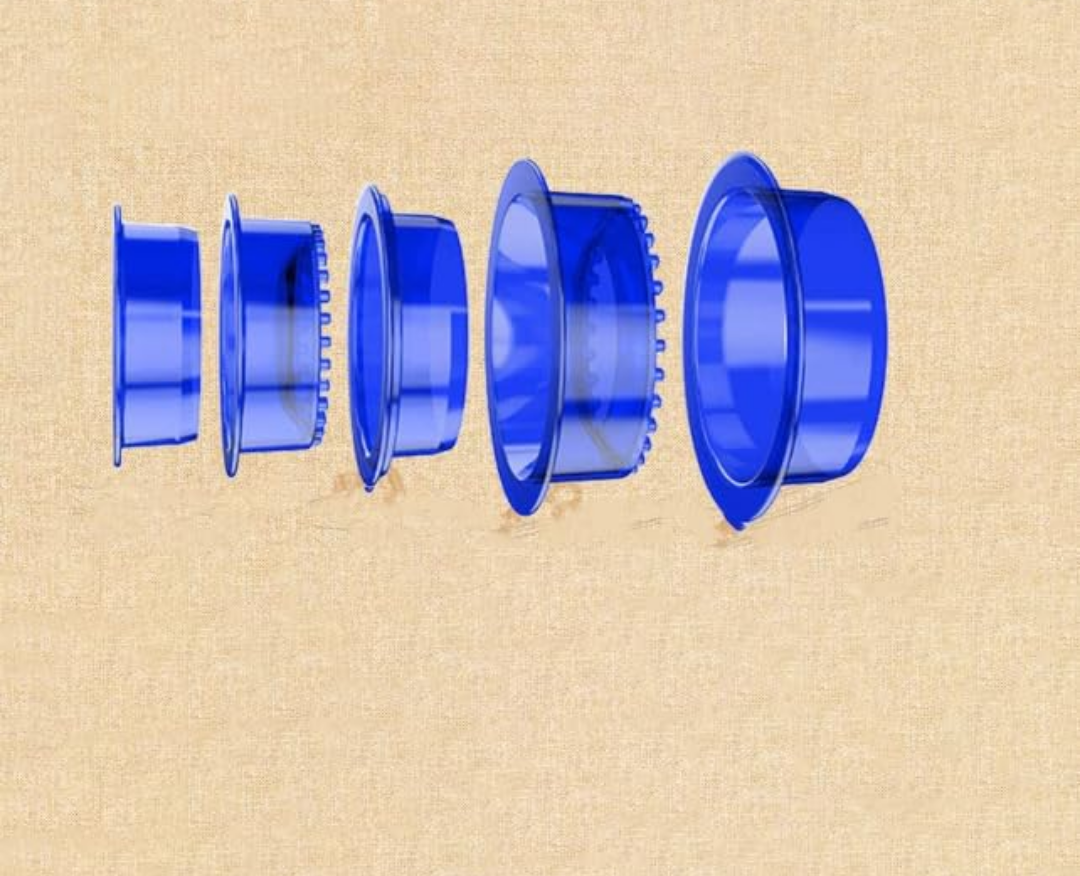 2 Pack 5PCS Blue Round Sandwich Cutter and Sealer, Sandwich Cutter, Decruster Sandwich Maker, Sandwich Press Crimper, Sandwich Bread Pie Cookie Cutter