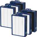 6-Pack Classic 500/600 Series HEPA Filter Replacement Compatible with Blueair Classic 500/600 Series Air Cleaner Purifiers 501 503 505 510 550E 555EB 601 603 605 650E Particle Filter