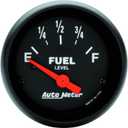 AUTO METER 2643 Z-Series Electric Fuel Level Gauge, 2 1/16" - Short Sweep/Electric