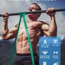 AugKnot Resistance Bands for Working Out: 5-Levels Exercise Bands Set - Pull Up Assistance Elastic Silicone - Physical Therapy/Stretching/Training - Home Gym for Women/Men