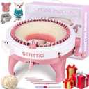 FYGAIN SENTRO 48 Needles Knitting Machine with Row Counter, Automatic Circular Knitting Crochet Machine for Beginners/Adults