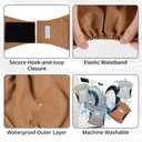 Paw Legend Washable Dogs Diapers Male Dog Belly Bands for Male Dogs Diapers Reusable Puppy & Doggie Diapers Male (4 Pack, Medium)