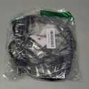 16/3 Black Indoor Outdoor Extension Cord 10 Ft Waterproof, Extension Cord with 3 Prong Grounded Plug,13A 1625W 16AWG SJTW, Flexible Weatherproof Power Cable for Offices, Gardens and Lawns