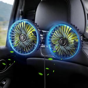 Car Fans for Backseat for Kids, Car Backseat Fan for Car Back Seat(No Battery)