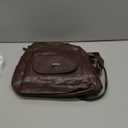 WYFJNX PU Leather Backpack Purse for Women Fashion Multipurpose Design Handbag Ladies Shoulder Bags Travel Backpack Coffee