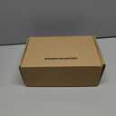 Amazon Essentials Women's Flatform Thong Sandals (8, White Faux Leather)