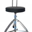 linpel Drum Throne with Backrest, Portable & Foldable Drum Stool Chair, Lightweight Drum Seat for Drummers, Stable & Durable Drum Accessories for Indoor Outdoor Performances