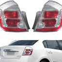 Left and Right Tail Light Replacement for Nissan Sentra 2010-2012 Brake Lamp Driver and Passenger Side NI2800187 NI2801187