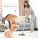 Baby Headphones Noise Cancelling Headphones for Babies for 3 Months to 3 Years - white