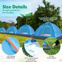 Woanger 6 Pack Bulk 2 Person Camping Tents for Homeless Lightweight Outdoor Tent with Rain Fly and Carrying Bag, Waterproof Windproof Setup Pop Up for Homeless Camping Backpacking, 78.74 x 59.06 x 43.31 inch