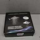 Shower Head Combo,10 Inch High Pressure Rain Shower Head with 11 in Adjustable Extension Arm and 5 Settings Handheld,Powerful Shower Spray Against Low Pressure Water with Long Hose (Chrome)