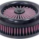 K&N High-Flow Original Lifetime Universal X-Stream Clamp-On Air Filter: Performance, Premium: Flange Diameter: 3.8125 In, Filter Height: 2.125 In, Flange Length: 0.75 In, Shape: Round, RX-4130-1