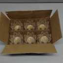 6 Pack Votive Candle Holders, Crown Glass Tealight Candle Holder for Wedding, Party, Home Decoration, Jewelry Storage Tray