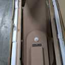 Household Essentials Ironing Board Cabinet, In-Wall Recessed Ironing Board Cabinet with Storage Shelves, Unfinished Wood, Oak