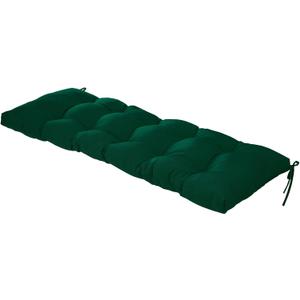 QILLOWAY Outdoor Bench Cushion - 51x18x4 Inch Waterproof Patio Bench Cushion, Durable Bench Cushions for Outdoor Furniture, Replacement Outdoor Bench Cushions for Garden, Deck,Mallard, Forest Green