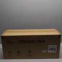 CEOTIS Ceiling Fans with Lights, 52" Wood Ceiling Fan, 3 Blades Ceiling Fan, Remote 6 Speeds Reversible Noiseless DC Motor Ceiling Fans for Farmhosue,Patio,Living Room,Bedroom,Office - Amazon.com